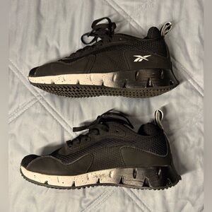 Reebok Boys’ Black and White Sneakers